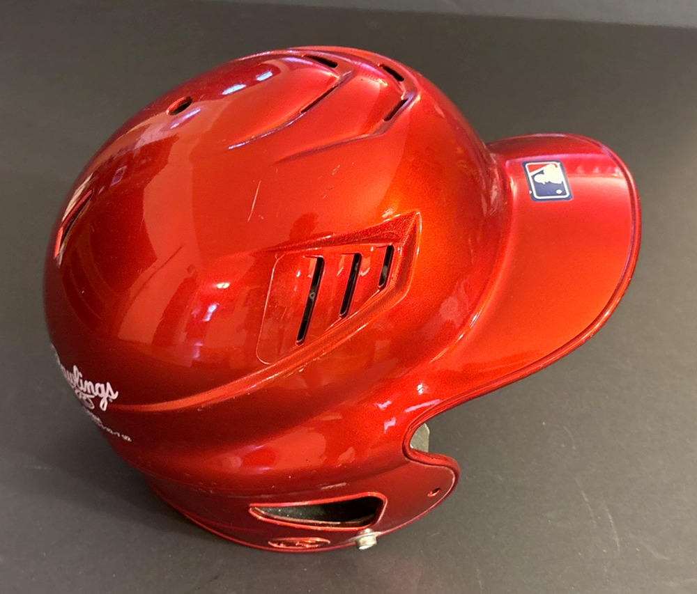 Rawlings MLB Baseball Batting Helmet Red - Fits 6 1/2-7 1/2